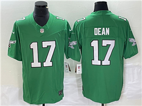 Philadelphia Eagles #17 Nakobe Dean Kelly Green Vapor F.U.S.E. Limited Jersey