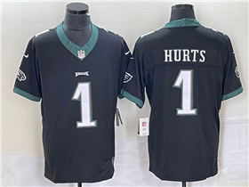 Philadelphia Eagles #1 Jalen Hurts Black Vapor F.U.S.E. Limited Jersey