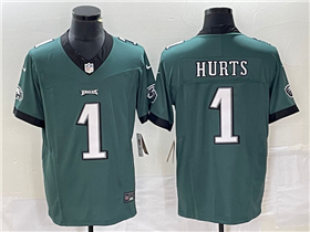 Philadelphia Eagles #1 Jalen Hurts Green Vapor F.U.S.E. Limited Jersey