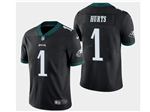 Philadelphia Eagles #1 Jalen Hurts Youth Black Vapor Limited Jersey