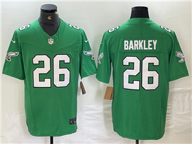 Philadelphia Eagles #26 Saquon Barkley Kelly Green Vapor F.U.S.E. Limited Jersey