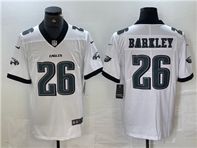 Philadelphia Eagles #26 Saquon Barkley White Vapor Limited Jersey