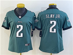 Philadelphia Eagles #2 Darius Slay Jr Women's Green Vapor Limited Jersey