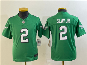 Philadelphia Eagles #2 Darius Slay Jr Youth Kelly Green Vapor F.U.S.E. Limited Jersey