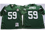 Philadelphia Eagles #59 Seth Joyner 1992 Throwback Green Jersey