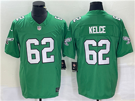 Philadelphia Eagles #62 Jason Kelce Kelly Green Vapor F.U.S.E. Limited Jersey