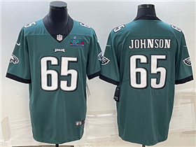 Philadelphia Eagles #65 Lane Johnson Green Super Bowl LVII Limited Jersey