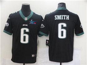 Philadelphia Eagles #6 DeVonta Smith Black Super Bowl LVII Limited Jersey