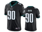 Philadelphia Eagles #90 Jordan Davis Black Vapor Limited Jersey