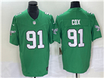 Philadelphia Eagles #91 Fletcher Cox Kelly Green Vapor F.U.S.E. Limited Jersey