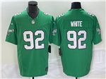 Philadelphia Eagles #92 Reggie White Kelly Green Vapor F.U.S.E. Limited Jersey