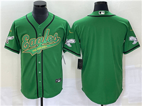 Philadelphia Eagles Kelly Green Baseball Cool Base Team Jersey