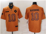 New York Giants #10 Eli Manning 2023 Brown Salute To Service Limited Jersey