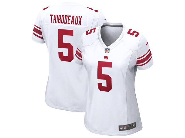 New York Giants #5 Kayvon Thibodeaux Women's White Vapor Limited Jersey ...