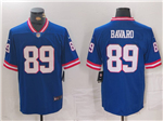 New York Giants #89 Mark Bavaro Royal Classic Vapor Limited Jersey