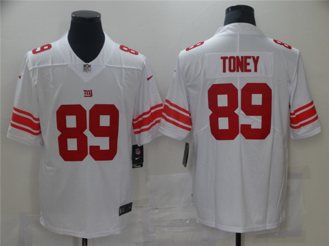New York Giants #89 Kadarius Toney White Vapor Limited Jersey - TTE ...