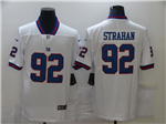 New York Giants #92 Michael Strahan White Color Rush Limited Jersey