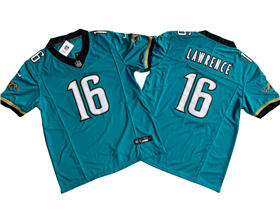 Jacksonville Jaguars #16 Trevor Lawrence Teal Prowler Throwback Vapor F.U.S.E. Limited Jersey