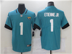 Jacksonville Jaguars #1 Travis Etienne Teal Vapor Limited Jersey