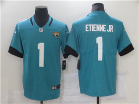 Jacksonville Jaguars #1 Travis Etienne Teal Vapor Limited Jersey