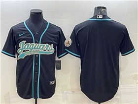 Jacksonville Jaguars Black Baseball Cool Base Team Jersey