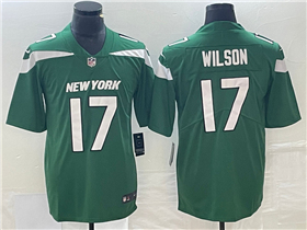 New York Jets #17 Garrett Wilson Green Vapor Limited Jersey