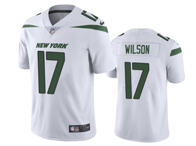 New York Jets #17 Garrett Wilson White Vapor Limited Jersey