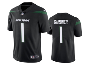 New York Jets #1 Sauce Gardner Youth Black Vapor Limited Jersey