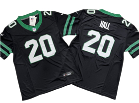 New York Jets #20 Breece Hall Legacy Black Vapor F.U.S.E. Limited Jersey