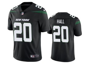 New York Jets #20 Breece Hall Black Vapor Limited Jersey