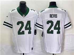 New York Jets #24 Darrelle Revis White Legacy Vapor F.U.S.E. Limited Jersey