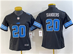 Detroit Lions #20 Barry Sanders Women's 2024 Black Vapor F.U.S.E. Limited Jersey