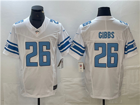 Detroit Lions #26 Jahmyr Gibbs White Vapor F.U.S.E. Limited Jersey