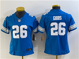 Detroit Lions #26 Jahmyr Gibbs Women's 2024 Blue Vapor F.U.S.E. Limited Jersey