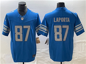 Detroit Lions #87 Sam LaPorta Blue Vapor F.U.S.E. Limited Jersey