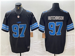 Detroit Lions #97 Aidan Hutchinson 2024 Black Vapor F.U.S.E. Limited Jersey