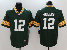 Green Bay Packers #12 Aaron Rodgers Green Vapor Limited Jersey