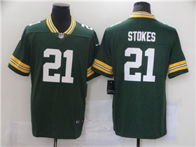 Green Bay Packers #21 Eric Stokes Green Vapor Limited Jersey