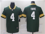 Green Bay Packers #4 Brett Favre Green Vapor Limited Jersey