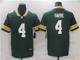 Green Bay Packers #4 Brett Favre Green Vapor Limited Jersey