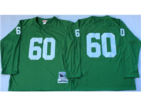 Green Bay Packers #60 Rob Davis Throwback Green Jersey