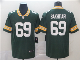 Green Bay Packers #69 David Bakhtiari Green Vapor Limited Jersey