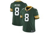 Green Bay Packers #8 Josh Jacobs Green Vapor Limited Jersey