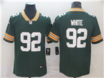 Green Bay Packers #92 Reggie White Green Vapor Limited Jersey