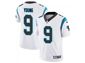 Carolina Panthers #9 Bryce Young White Vapor Limited Jersey