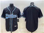 Carolina Panthers Black Baseball Cool Base Team Jersey