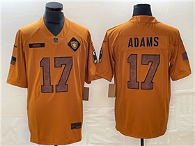 Las Vegas Raiders #17 Davante Adams 2023 Brown Salute To Service Limited Jersey