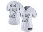 Las Vegas Raiders #17 Davante Adams Women's White Color Rush Limited Jersey