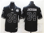 Las Vegas Raiders #34 Bo Jackson Black Shadow Limited Jersey