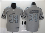 Las Vegas Raiders #34 Bo Jackson Gray Gridiron Gray Limited Jersey